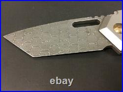 Custom Noble Knives Prototype Isonade Damascus Flipper Folder Folding Knife