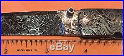 Custom collectible Damascus folding knife by Barry Gallagher