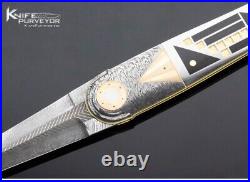 Custom folding knife Mint Condition