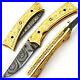 Custom-handmade-Damascus-Steel-Hunting-Folding-Pocket-knife-Brass-Handle-sheath-01-ai