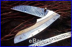 DKC-169 Sweet Sally Damascus Steel Folding Pocket Knife 5 Folded 9 Long 3 Bla