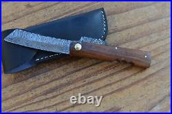 Damascus 100% handmade beautiful folding knife From The Eagle Collection 900p8