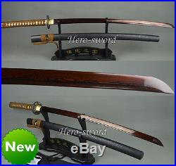 Damascus Folded Steel Katana Battle Ready Japanese Samurai Sword Sharp Knife