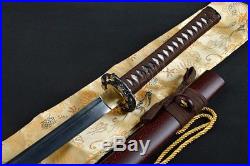 Damascus Folded steel Japanese katana samurai Warrior Real sword sharp knives