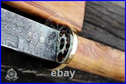 Damascus Katana Sword, Handforged Damascus Sword, Custom Handmade Sword