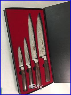 Damascus Knife Set Japanese Kitchen Knives, 67 Layer Folded High Grade VG-10