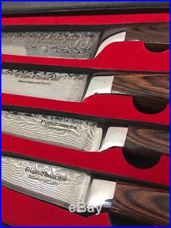 Damascus Knife Set Japanese Kitchen Knives, 67 Layer Folded High Grade VG-10
