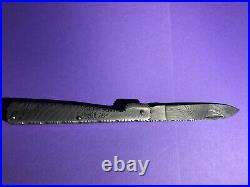 Damascus Steel Style Folding Knife Pocketknife