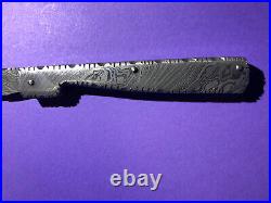 Damascus Steel Style Folding Knife Pocketknife