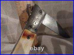 Damascus steel Folding knife, collection of new orleans artist Jamie Hayes