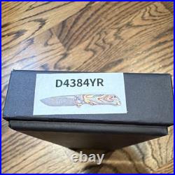 DreamTech Arcade D4384YR Damascus Blade Folding Pocketknife