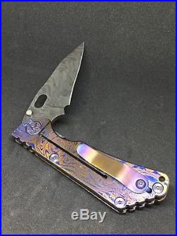 Duane Dwyer Custom Knives SnG Folding Knife 3.625 Nichols Damascus Pike Blade