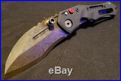 Dwaine Carrillo/Airkat M250 Damascus Scout M6 Custom Folding Knife