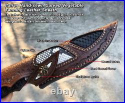 Ebony Folding Knife Knives TUREN VG10 Damascus Handmade Tactical Outdoor Camping