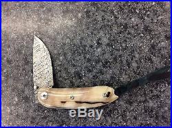Folding Hunting Knife/Damascus Folder by Orvis by Lionsteel Free Shipping