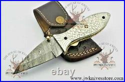 Folding Knife, Pocket Knife, Hunting Folding Knife, Camping Knife Damascus Knife