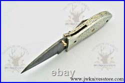 Folding Knife, Pocket Knife, Hunting Folding Knife, Camping Knife Damascus Knife