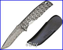 G. Sakai Gentlemans Folding Knife 2.25 Damascus/VG-10 Steel Blade Stainless