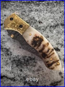 Gentleman's Pocket Knife RAM HORN Handle? MADE IN USA? Brand NEW