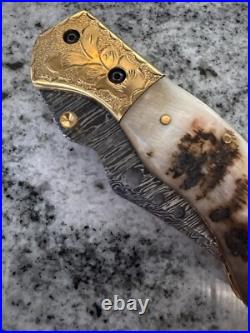 Gentleman's Pocket Knife RAM HORN Handle? MADE IN USA? Brand NEW
