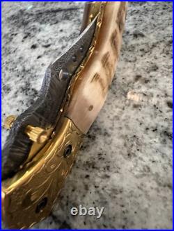 Gentleman's Pocket Knife RAM HORN Handle? MADE IN USA? Brand NEW