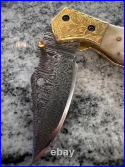 Gentleman's Pocket Knife RAM HORN Handle? MADE IN USA? Brand NEW