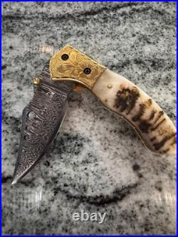 Gentleman's Pocket Knife RAM HORN Handle? MADE IN USA? Brand NEW