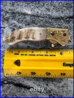 Gentleman's Pocket Knife RAM HORN Handle? MADE IN USA? Brand NEW