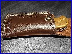 Hand Made Damascus folding knife LAGUIOLE Style in Wood Pocket Knife