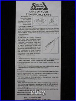 Handcrafted Santa Fe Stoneworks Patriotic Rwb Coral Mop Lapis 3 Damascus Knife