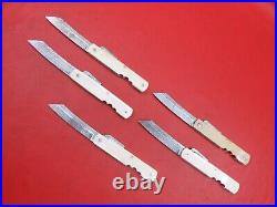 Handmade Damascus Blade Japanese Higonokami Pocket Folding Knife K 175
