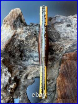 Handmade Damascus Folding Pocket Knife, Hunting & Camping Knife, Pocket Knife