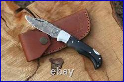 Handmade Damascus Pocket Knife Folding knife