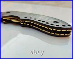 Handmade Damascus pocket/folding knife, Gift for boyfriend Birthday Gift, Gift f