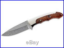 Herbertz 71 Damascus Folding Pocket Knife / Root Wood