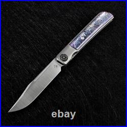 High-End Clip Point Knife Folding Pocket Hunting Survival S110 Steel Titanium S