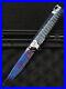 High-End-Exotic-Rare-Dragon-Scale-Damascus-Blade-TC4-Handle-Folding-Knife-01-zb