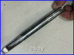 Indo Persian Pocket Folding Knife Danascus Steel & Silver Kofthgiri Worked