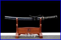 Japanese Wakizashi Dao Sword Samurai Katana Folded Damascus Steel Sharp Knife