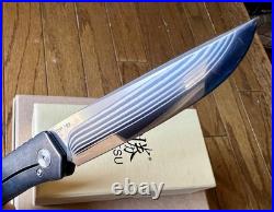 KATSU ZK02 Japanese Style Knife, 17 Layers ZDP-189 Convex Grind Rockstead