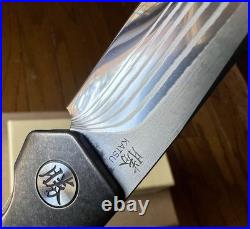 KATSU ZK02 Japanese Style Knife, 17 Layers ZDP-189 Convex Grind Rockstead