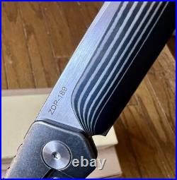 KATSU ZK02 Japanese Style Knife, 17 Layers ZDP-189 Convex Grind Rockstead