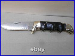 KERSHAW 1050 Folding Field Knife 30th Anniversary Damascus Blade
