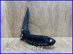 KERSHAW CHIVE 1600DAMCKT Damascus One Of A Kind Custom Wood Handle USA NEAR MINT