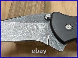 KERSHAW CHIVE 1600DAMCKT Damascus One Of A Kind Custom Wood Handle USA NEAR MINT