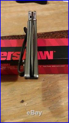 KERSHAW SKYLINE titanium DAMASCUS Folding Pocket Knife! 1760DAM. Ti clip include