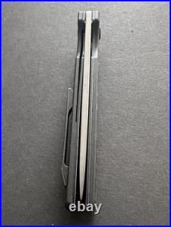 Kansept Anamoly S35VN Crushed Carbon Fiber Damascus Steel Knife