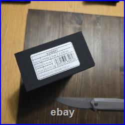 Kansept Integra K1042D1 Damascus Folding Knife Jk Knives Titanium Handle New