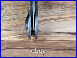 Kansept Knives Convict Titanium Handle 3.3 Damascus Steel Folding Pocket Knife