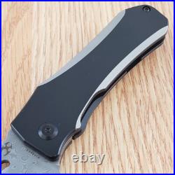 Kansept Knives Loki Frame Folding Knife 3 Damascus Steel Blade Titanium Handle
